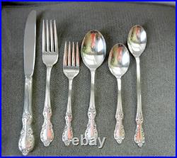 Original Rodgers Extra Plate Flatware Set of 48ps Wm Rogers MFG CO MAGNOLIA 1951