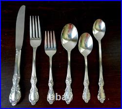 Original Rodgers Extra Plate Flatware Set of 48ps Wm Rogers MFG CO MAGNOLIA 1951