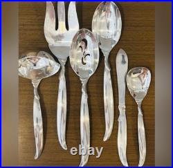 Original Vintage Silver Plate Flatware Silverware Fine Art Utensil Service for 8