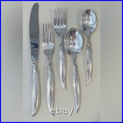 Original Vintage Silver Plate Flatware Silverware Fine Art Utensil Service for 8
