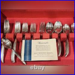 Original Vintage Silver Plate Flatware Silverware Fine Art Utensil Service for 8