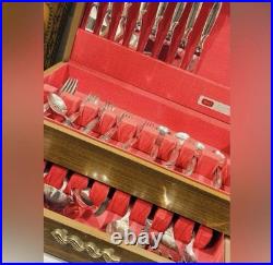 Original Vintage Silver Plate Flatware Silverware Fine Art Utensil Service for 8