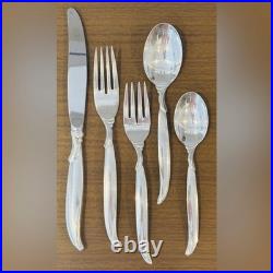 Original Vintage Silver Plate Flatware Silverware Fine Art Utensil Service for 8