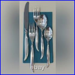 Original Vintage Silver Plate Flatware Silverware Fine Art Utensil Service for 8