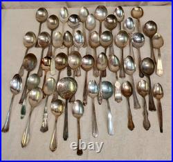 Over 100 Vintage Rogers Oneida Silverplate Flatware Lg Serving, Ornate