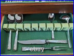 PROPOSAL 1954 / 1881 ROGERS ONEIDA Set of 8 SILVER PLATE WithBox Silverware 53 Pcs
