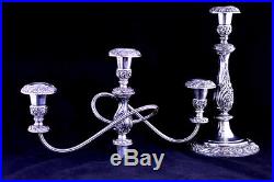 Pair of Rogers Heritage, Silver Plated, Candelabra
