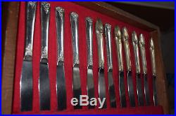 RARE 125 Pc. FIRST LOVE 1847 Rogers Bros Silverware Set Full with Box
