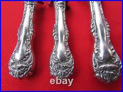 RARE 1901 Hanover Pattern 3 Piece Carving Set by Wm Rogers Silver Plate
