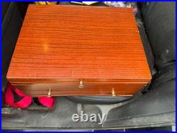 REAL SILVER Vintage Plated Silverware Antique set With Case (1847 Roger's Bros.)
