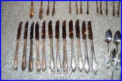 ROGERS PAT. APR. 14-25 Fork Spoon Knife Flatware 1925 TRIUMPH Pattern Vintage LOT