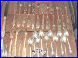 ROGERS SILVERWARE 1847 First Love, 168 PIECES! Circa 1939