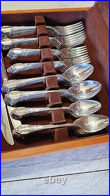 ROGERS SILVERWARE SET 59 pcs WithCHEST ROGERS SILVERWARE SET 59 pcs WithCHEST