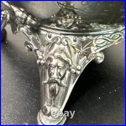 ROGERS SMITH CONNECTICUT 1887 SILVER-PLATE TEAPOT Server Antique Victorian