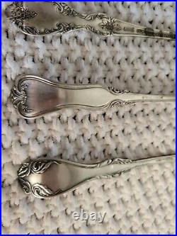 Rare 1847 Rogers Bros Son Silver Serving Spoons Forks Collection Lot Set A1 Gift
