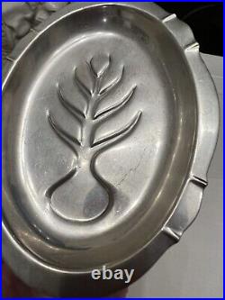 Rare FB Rogers Sterling Silver Miniature Well And Tree Serving Platter Plate