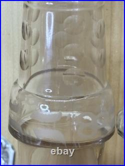 Rare-Victorian Rogers Smith Triple Plate 5 Bottle Cruet Castor Condiment Set