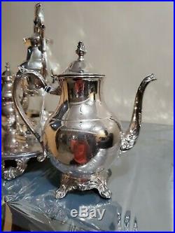 Rare, Vintage F. B. Rogers Silver Company 4 pieces tea / coffee set
