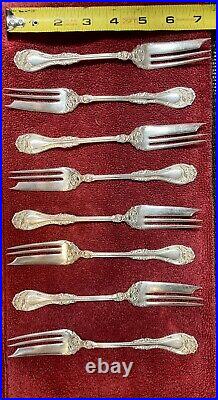Rare Wm. A Rodgers A1 2 silverware 7 (Hanover) 3 Prong Meat forks- (8)Count Set