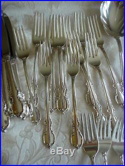 Reflection 1847 Rogers Bros Silverplate Flatware 66 pc set for 12