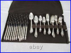 Remembrance Rogers Bros Silver-plate 1847 Vintage 12 Place Settings Mid Century