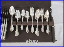 Remembrance Rogers Bros Silver-plate 1847 Vintage 12 Place Settings Mid Century