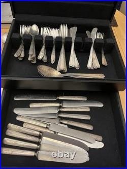 Roger And Sons And Tudor Lot Of Friendship Medality IS Silver plate Set Of 58