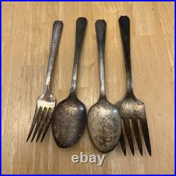 Roger And Sons And Tudor Lot Of Friendship Medality IS Silver plate Set Of 58