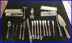Roger Bros. Silverplate Silverware Set With Case