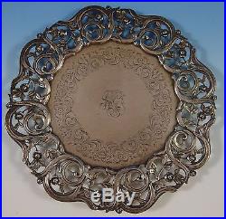 Roger Williams Sterling Silver Serving Plate Art Nouveau #C16 (#1237)