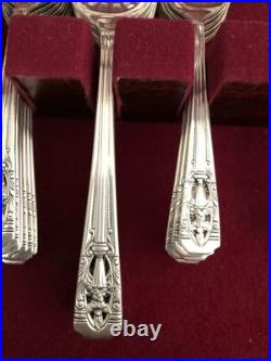 Roger's Bros. 1847 Silver plate Flatware Set With Velvet Lined Case