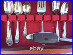 RogersBros silverware 92 piece very rare set for 12 only made 1 year FREE Shippi