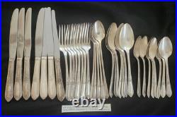 Rogers 1937 Silverplate Flatware, Intern. Silver Co, Cotillion Pattern, 35pc