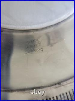 Rogers 1950 Silver Sterling 925 Pierced Reticated TwistedRope 9 Plate 133 Grams