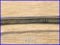 Rogers A1 Silverplate Grecian Oneida Pie Forks 1915 Greek Key Flatwear Set of 6