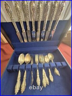 Rogers And Hamilton Raphael Silver Plate Set Of 32 Pieces With Box