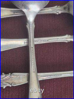 Rogers And Hamilton Raphael Silver Plate Set Of 32 Pieces With Box