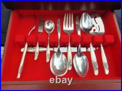 Rogers & Bro Exquisite Reinforced Plate IS Set Of 55 Silver Service For 8