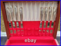 Rogers & Bro Exquisite Reinforced Plate IS Set Of 55 Silver Service For 8
