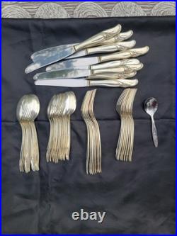 Rogers & Bro Exquisite Reinforced Plate IS Set Of 55 Silver Service For 8