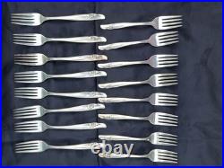 Rogers & Bro Exquisite Reinforced Plate IS Set Of 55 Silver Service For 8