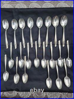 Rogers & Bro Exquisite Reinforced Plate IS Set Of 55 Silver Service For 8