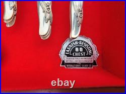 Rogers & Bro Exquisite Reinforced Plate IS Set Of 55 Silver Service For 8