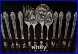 Rogers & Bro. Oneida Ltd. Vintage Silver Plate Royal Manor Flatware Set For 8
