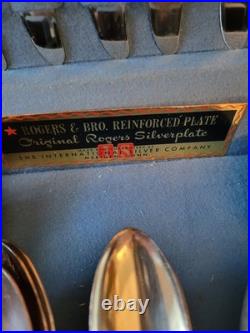Rogers & Bro. Reinforced Plate Silverware 52 Pieces