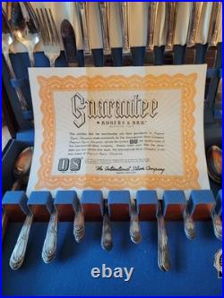 Rogers & Bro. Reinforced Plate Silverware 52 Pieces