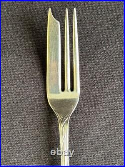 Rogers & Bro Silver-plate Pie Forks in Mystic Pattern Set of 6