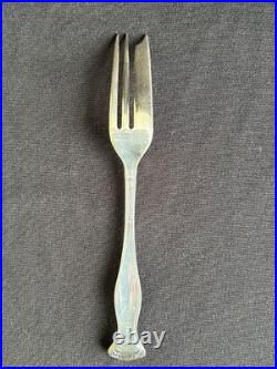 Rogers & Bro Silver-plate Pie Forks in Mystic Pattern Set of 6