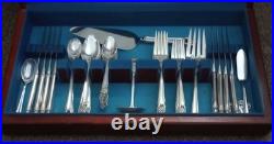 Rogers Bros 1847 Eternally Yours 55 Flatware Plus 8 Serving Set Silver plate