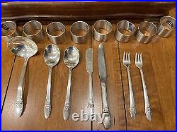 Rogers Bros 1847 First Love Service For 12 SILVERPLATED Flatware SET 73 pcs +